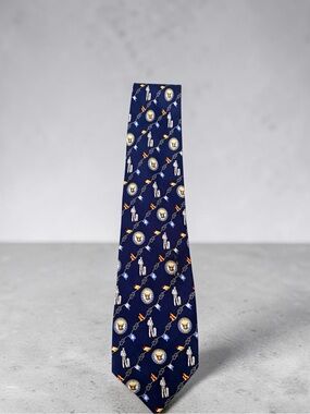 US Navy Silk Tie made for US NAVY memorial foundation military eclecticgrandpa